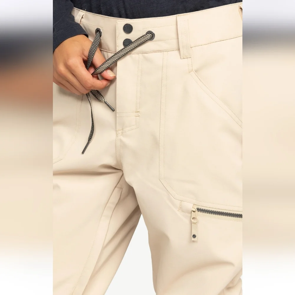 NEW Roxy Nadia Snow Pants Cream